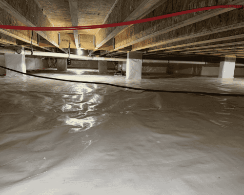 What Is Crawlspace Encapsulation A Plain English Guide for Charleston Homeowners standing water in crawl space after rain